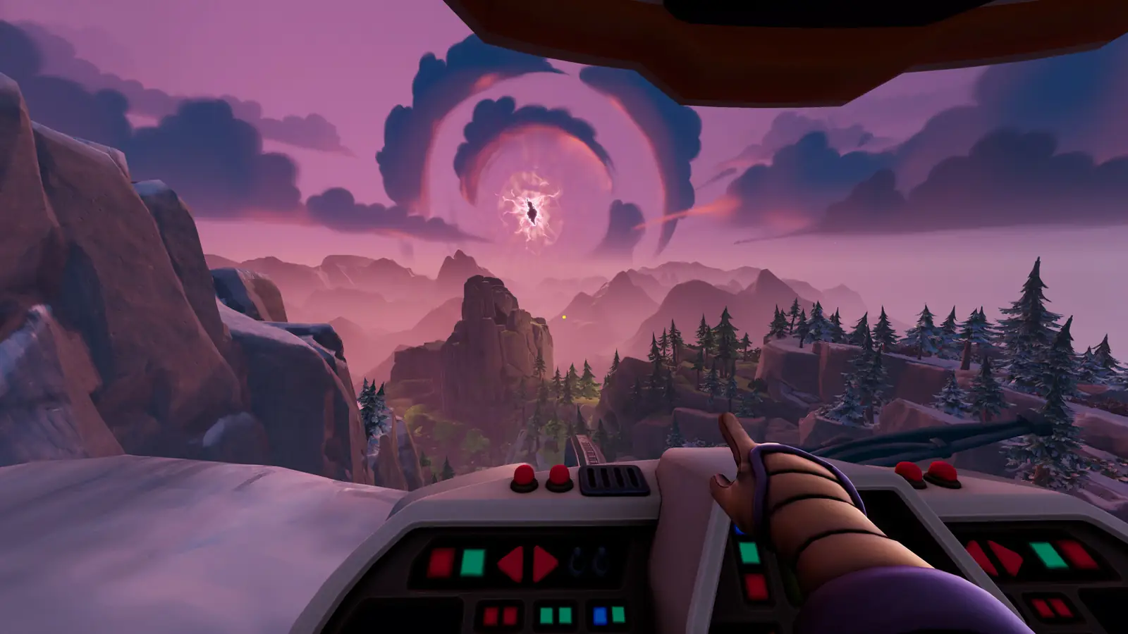 Antarctic sky above the facility