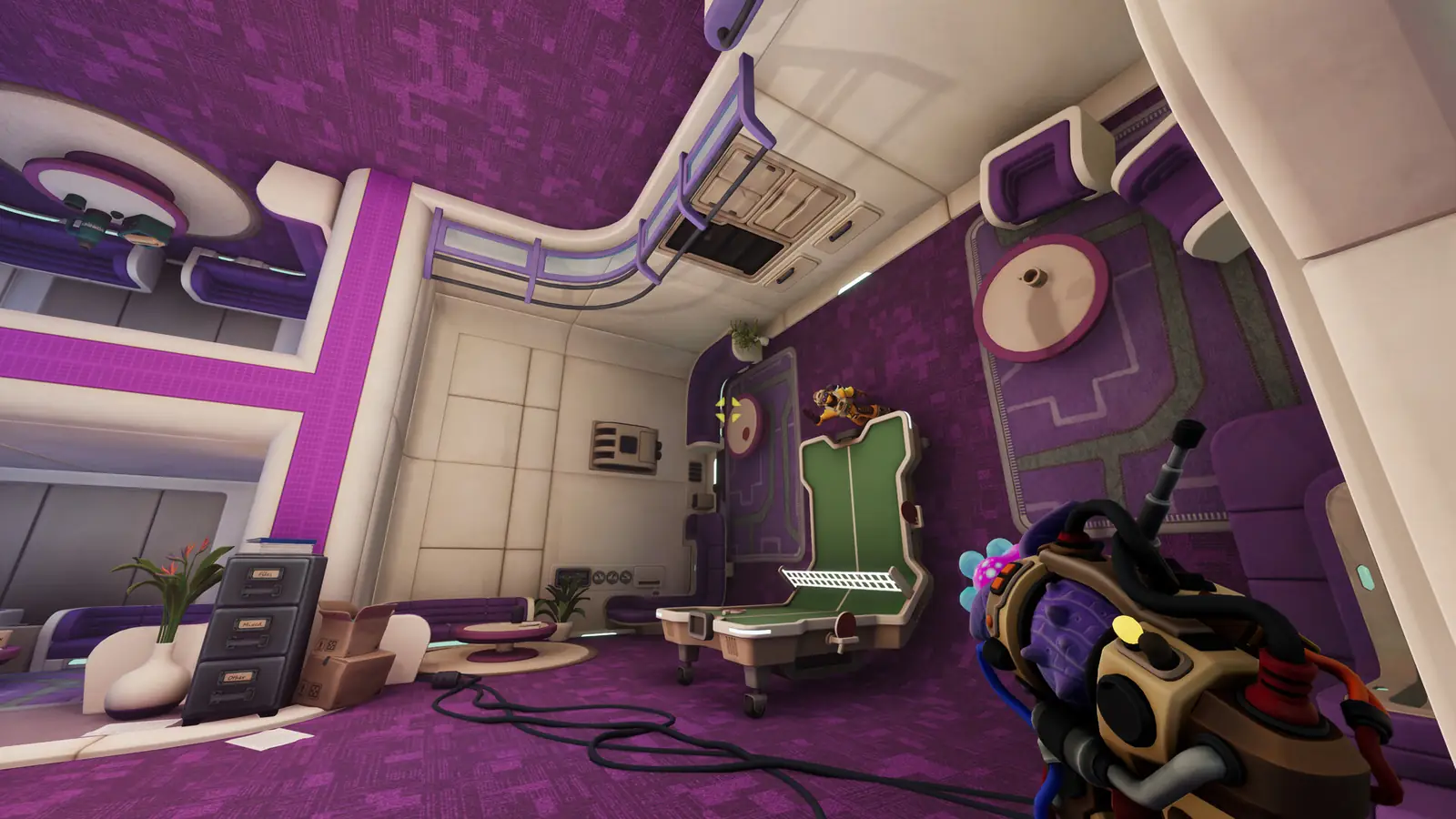 Crew quarters inside the facility
